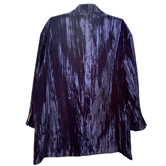 Tibi Creased Velvet Liam Blazer New Size Medium - Picture 5 of 8